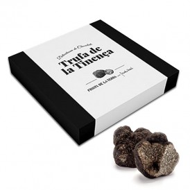Black truffle chocolates