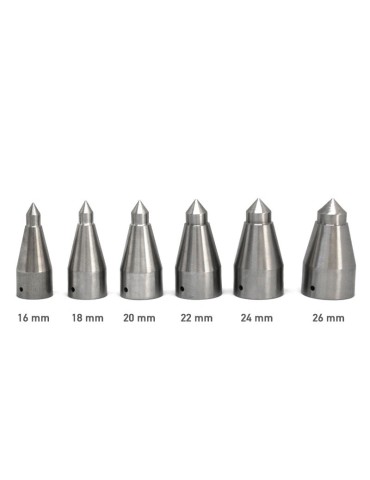 Stainless steel tip for wooden cane 20 mm 2