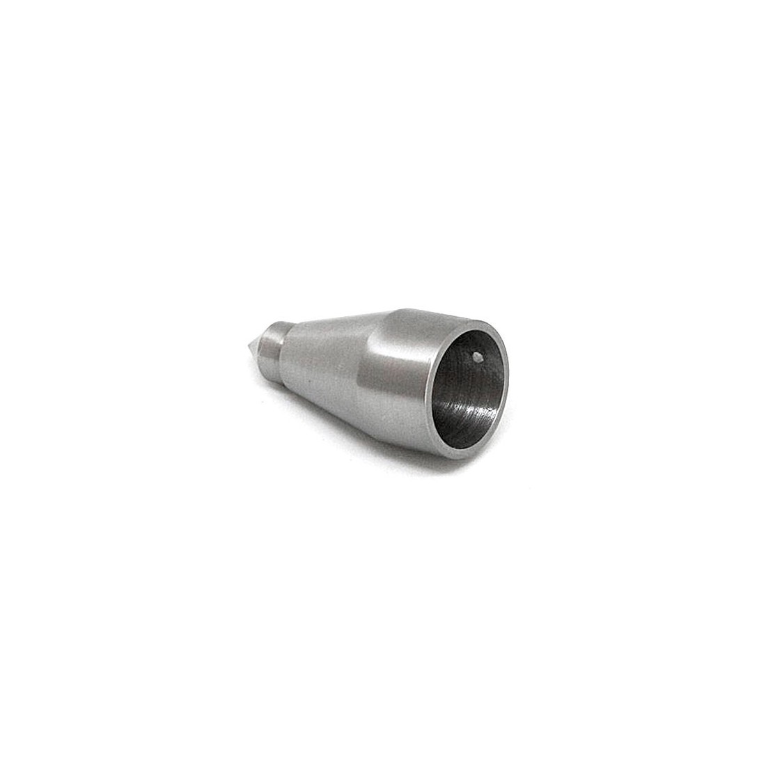Punta acero inox para bastón de madera 22 mm