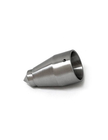 Embout en acier inoxydable pour canne en bois 26 mm 2