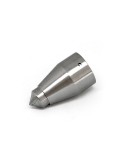 Punta acero inox para bastón de madera 26 mm