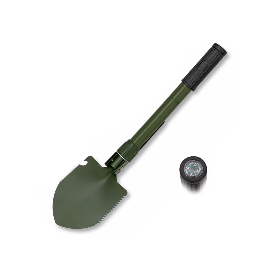 Pelle pliante avec boussole Pelle pliante avec boussole