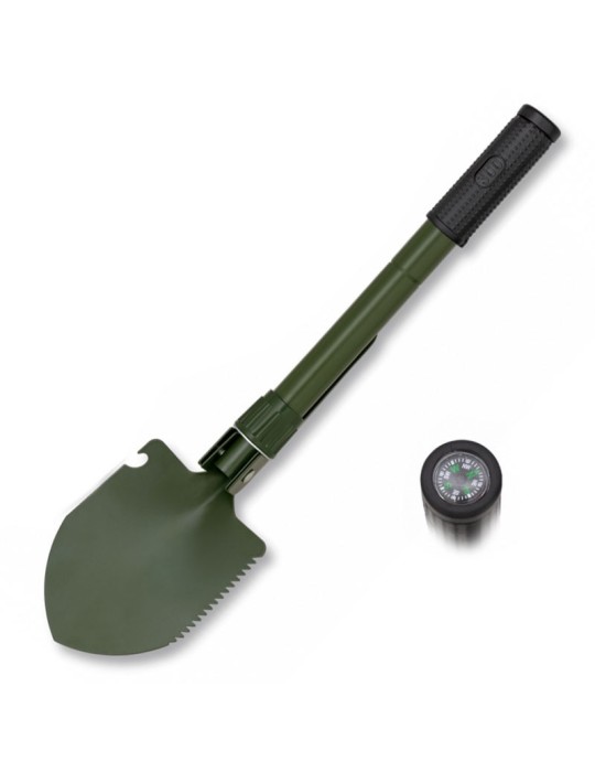 Folding shovel with compass Folding shovel with compass