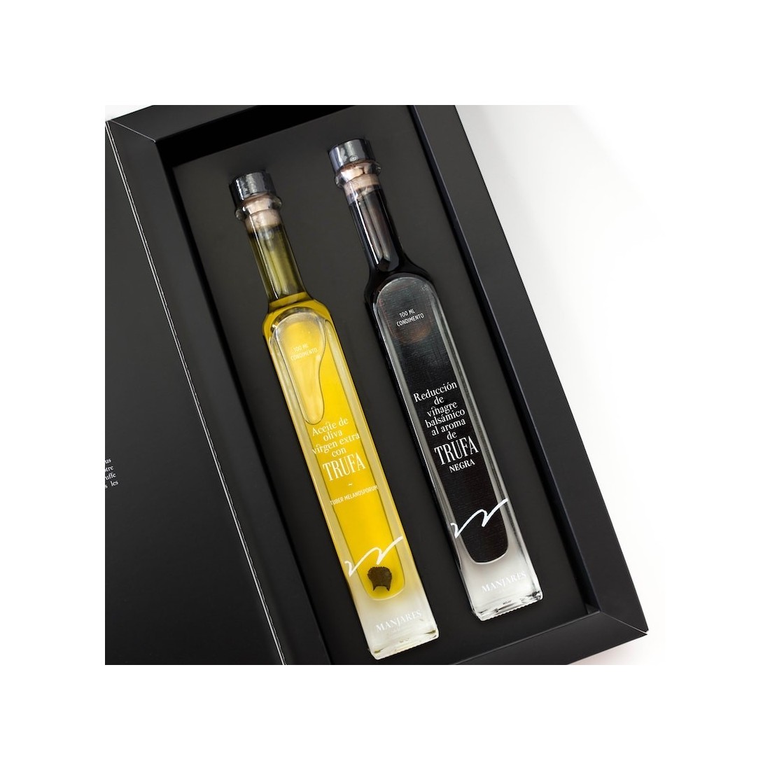 Boîte cadeau d'huile de truffe et de vinaigre de Modène