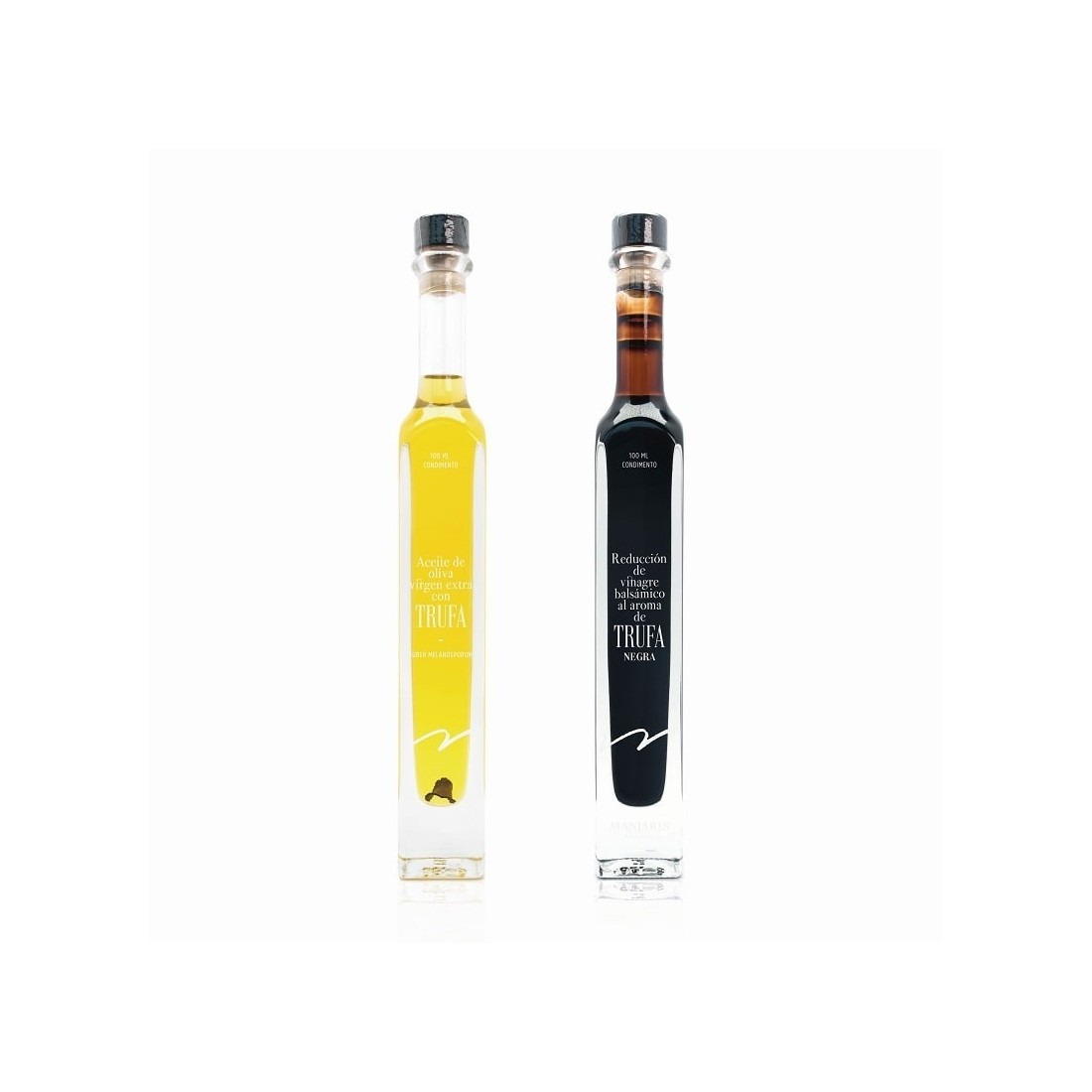 Estuche de regalo de aceite y vinagre de Módena de trufa
