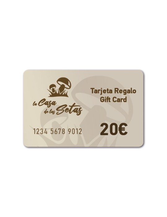 Tarjeta regalo La Casa de las Setas Tarjeta regalo La Casa de las Setas