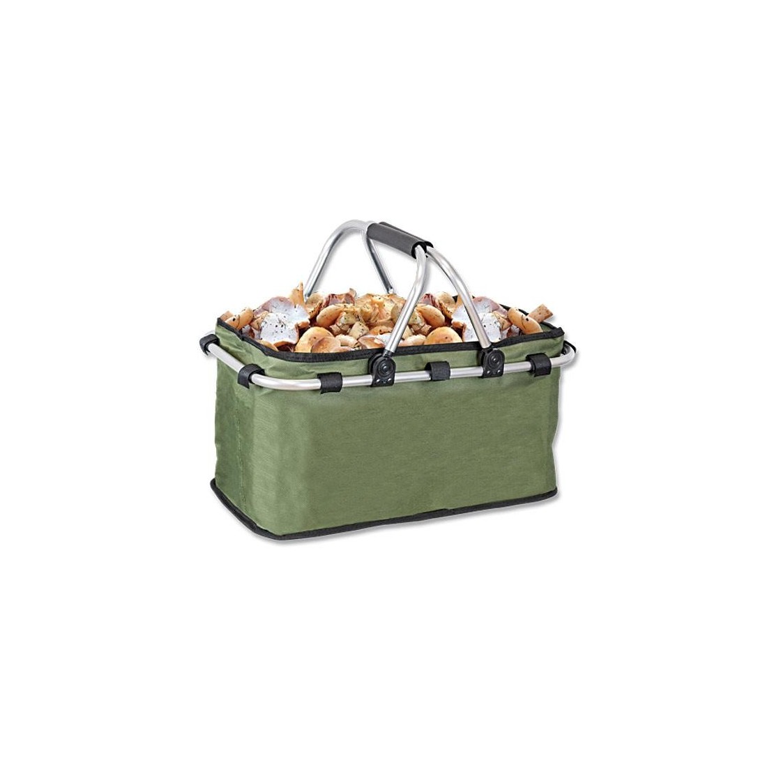 Panier à champignons avec poignées rembourrées Panier à champignons avec poignées rembourrées