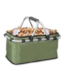 Mushroom basket with padded handles