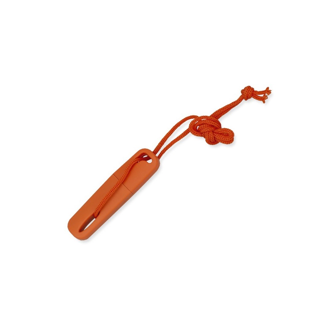 Pedernal de emergencia portatil naranja