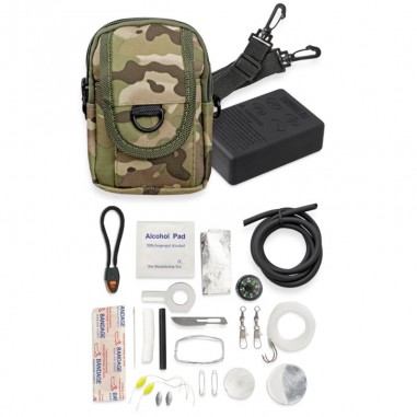 Camouflage survival kit