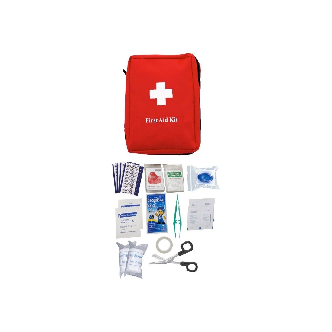Kit 02 de primeros auxilios para mochila Kit 02 de primeros auxilios para mochila