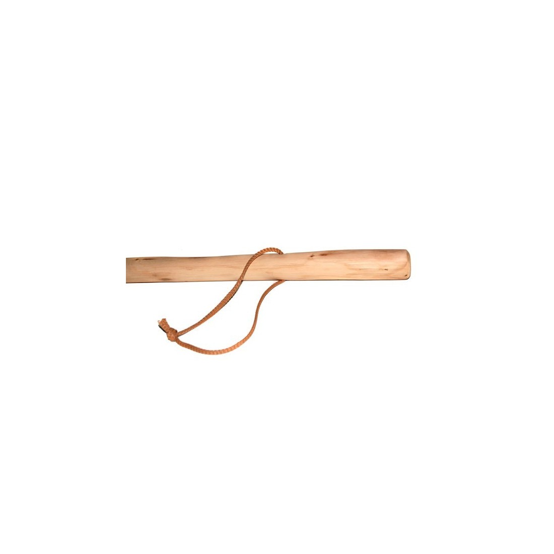 Bastón de castaño oscuro con pincho 150 cm