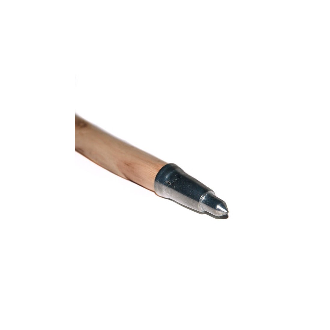 Bastón de castaño oscuro con pincho 150 cm