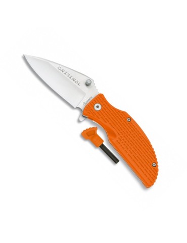Navaja con pedernal naranja