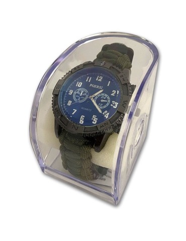 Estuche Reloj táctico de supervivencia navy 2