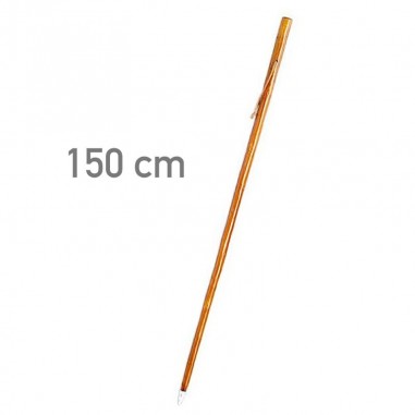 Dark brown cane with spike 150 cm
