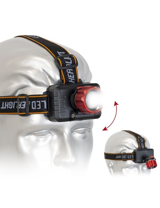 Linterna frontal recargable 200 lumens