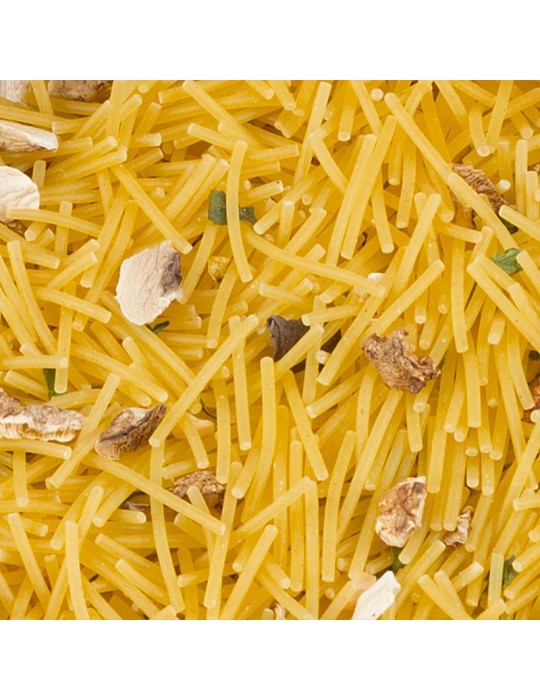 Fideuá de champignons mélangés en vrac