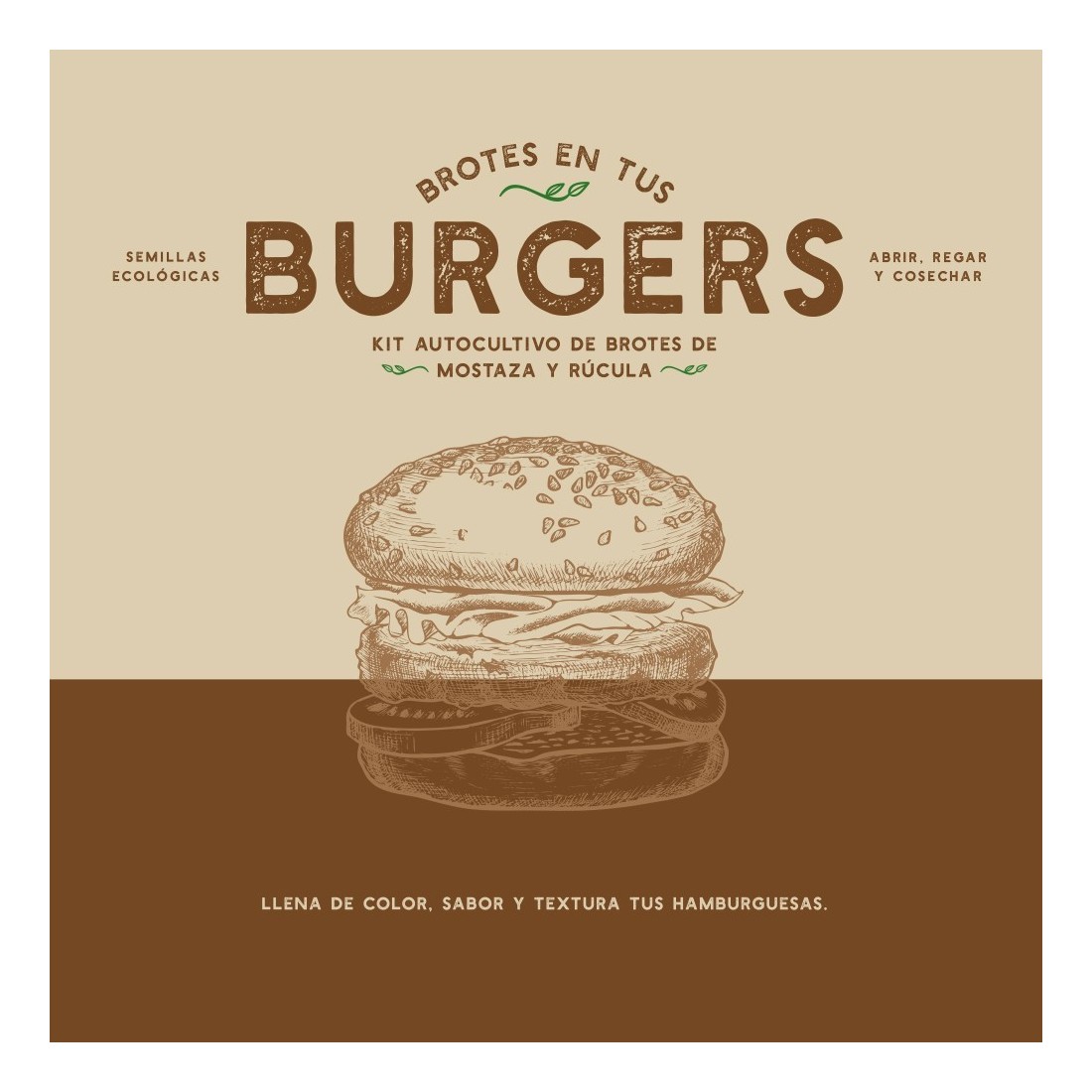 Kit autocultivo Brotes BURGER