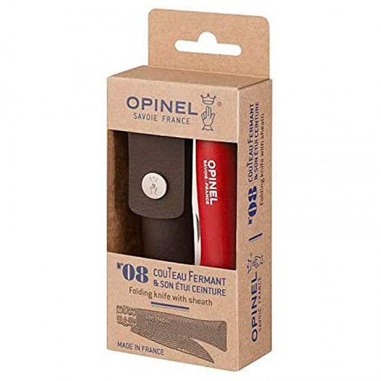 copy of Opinel nº8 case + leather case