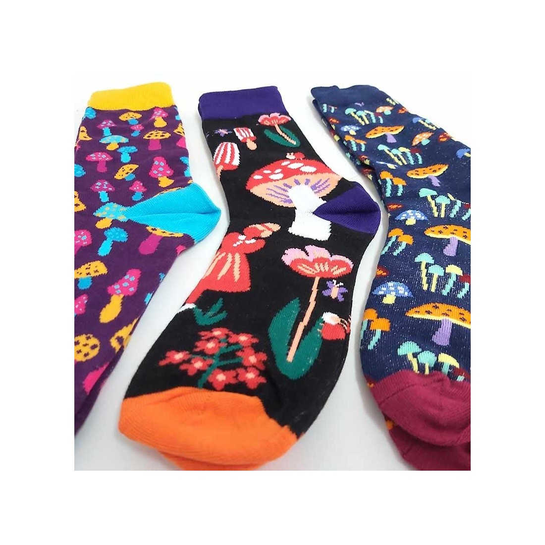 Pack x3 Calcetines estampados con setas