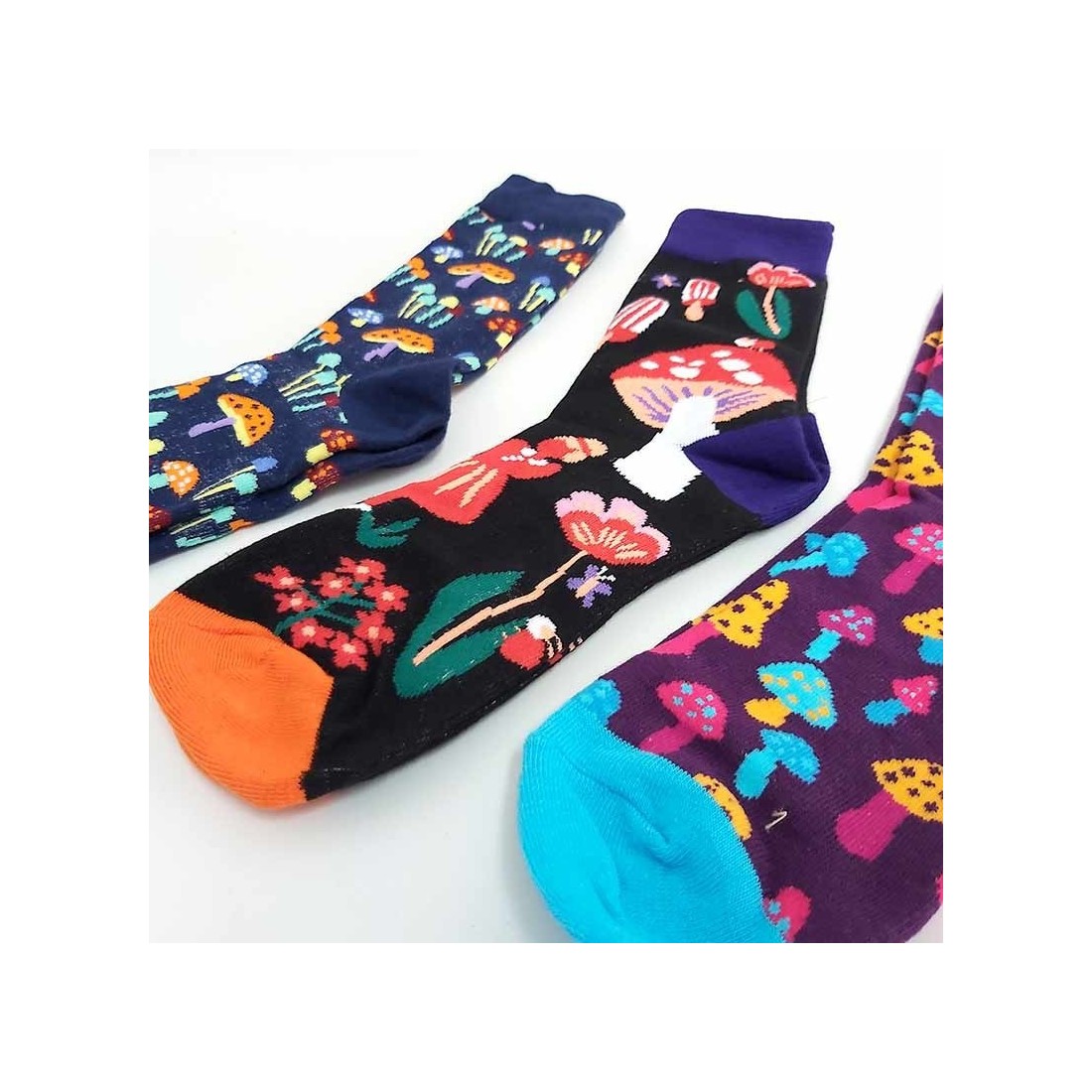 Pack x3 Calcetines estampados con setas