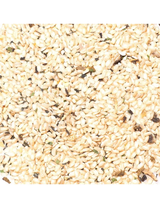 Risotto de Arroz integral, alga kombu y boletus granel Risotto de Arroz integral, alga kombu y boletus granel