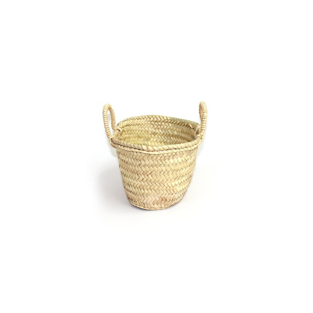 Capazo de pita con asa de mano