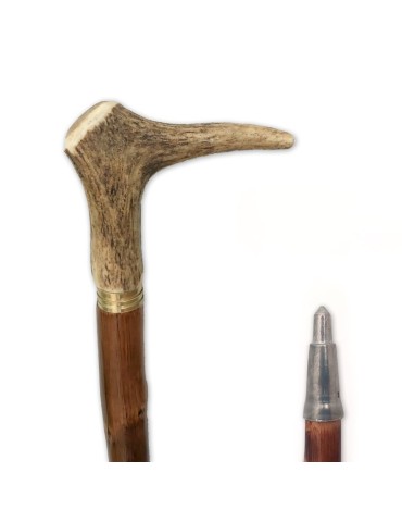 copy of Gaïade flammée châtaigne avec bois de cerf 2