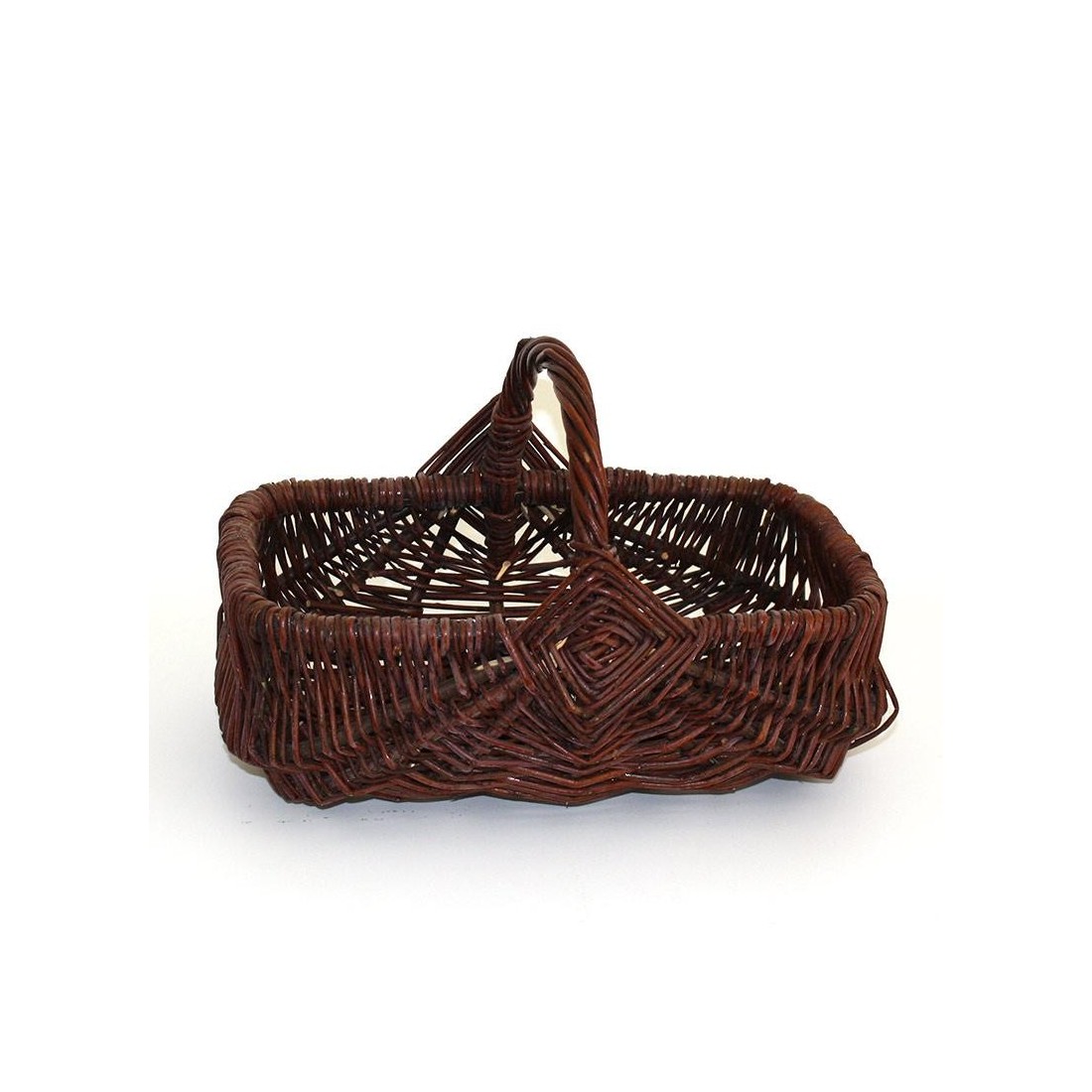 copy of green rectangular wicker basket
