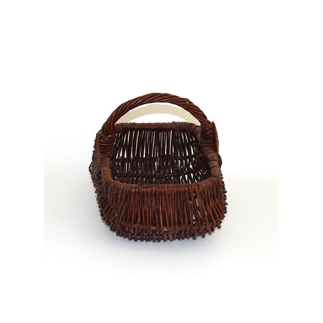 copy of panier rectangulaire en osier vert