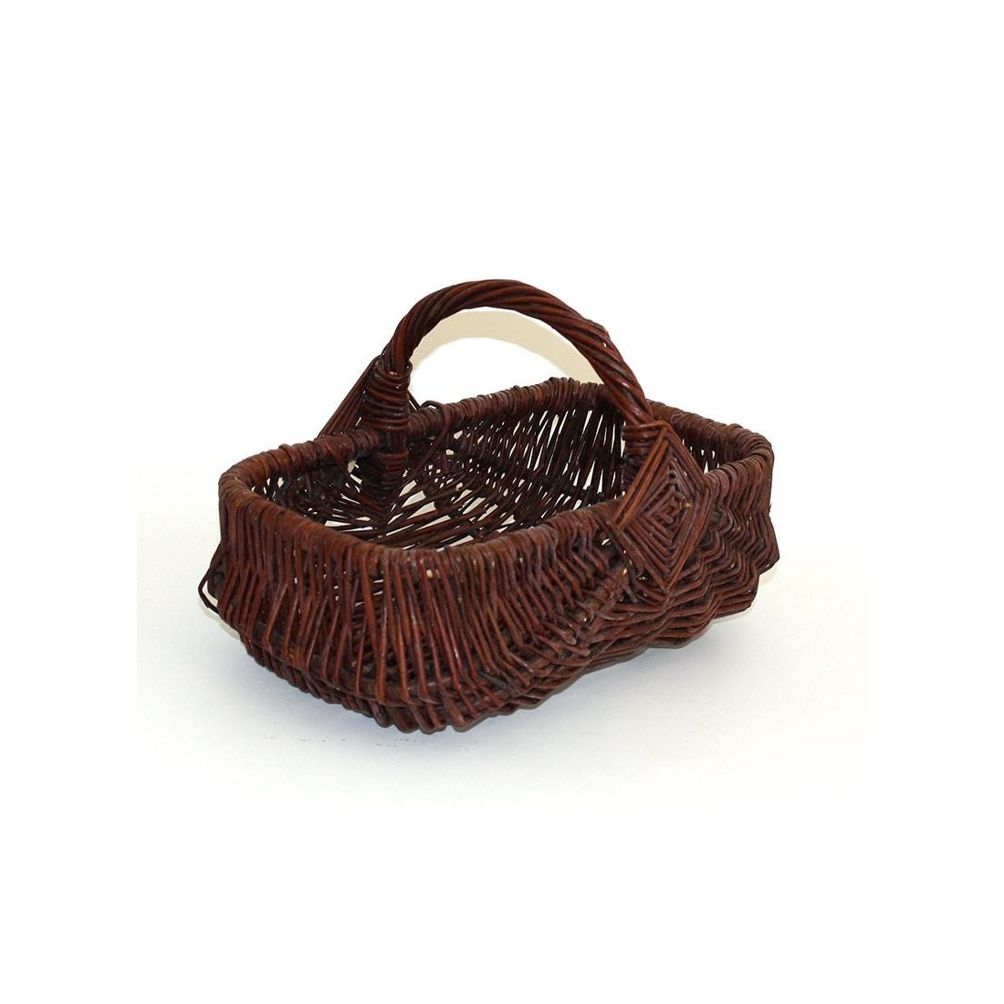 copy of green rectangular wicker basket