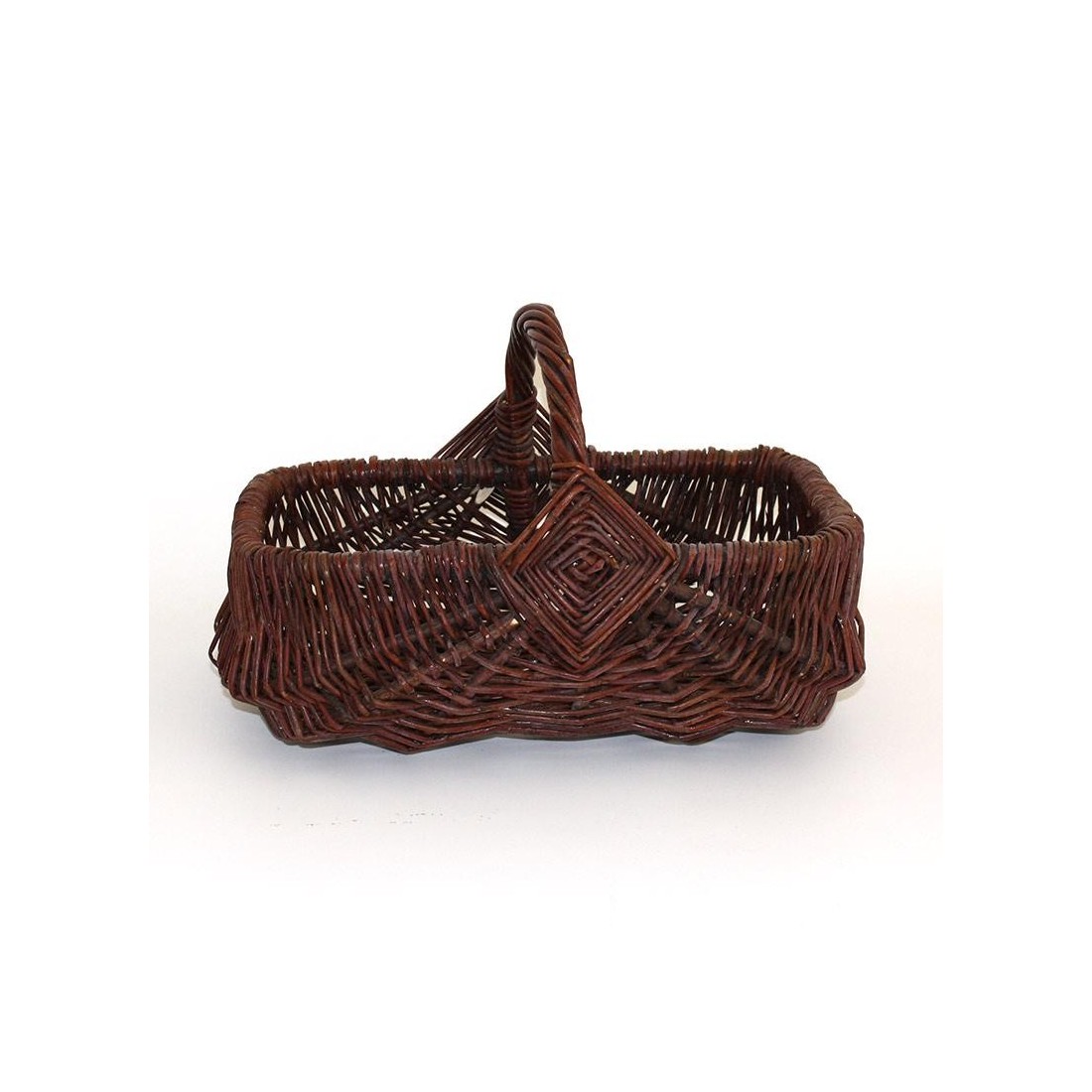 copy of green rectangular wicker basket