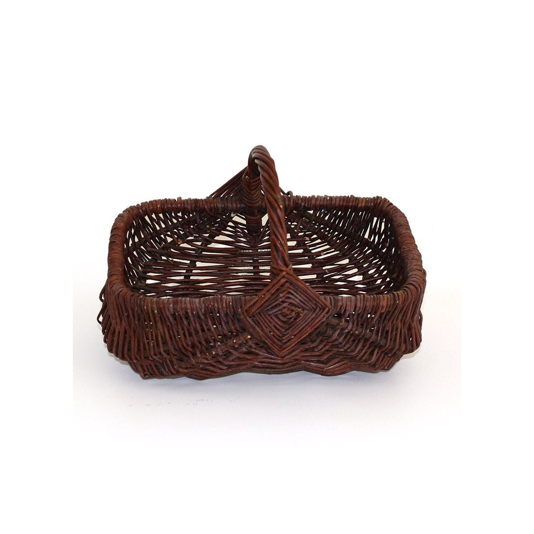 copy of green rectangular wicker basket