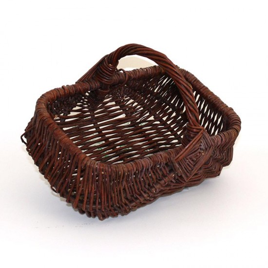 copy of green rectangular wicker basket