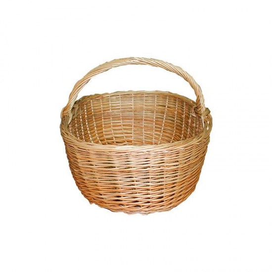 Large natural wicker basket