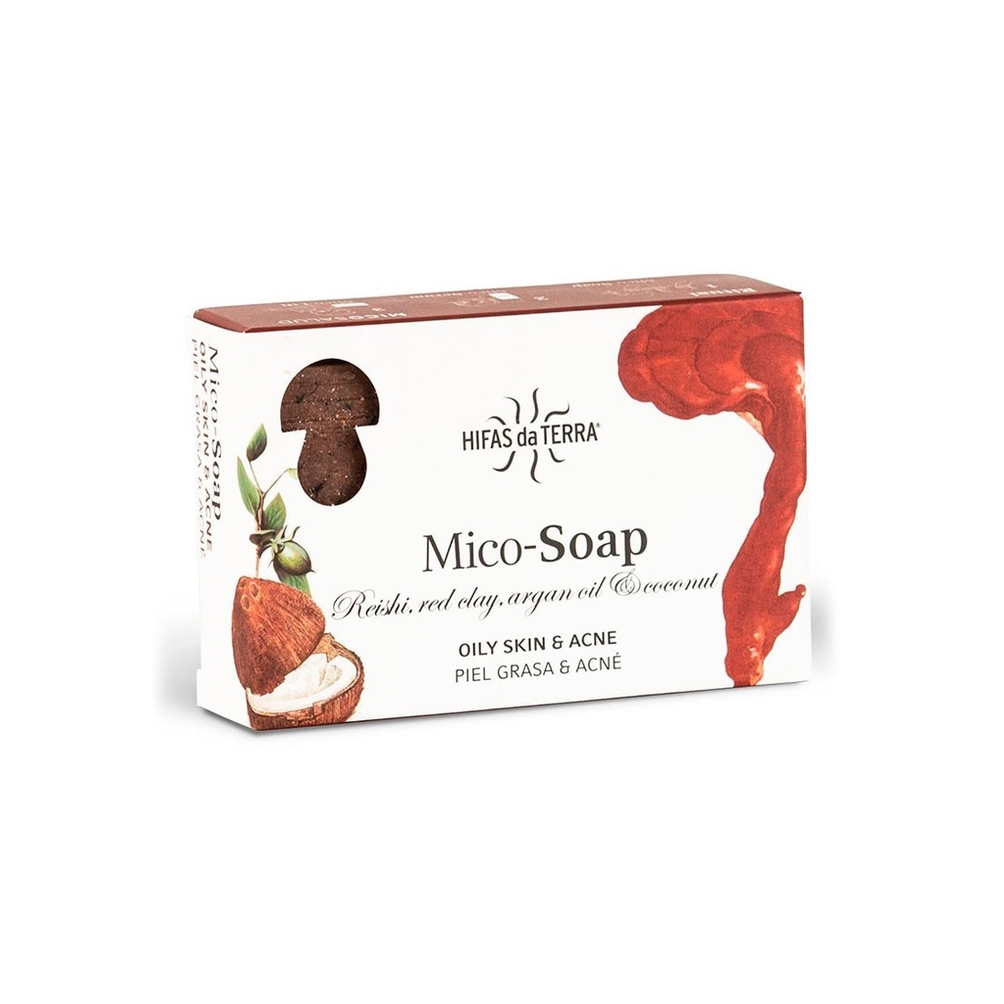 JABÓN MICO-SOAP REISHI+ARGÁN. PIEL GRASA & ACNÉ