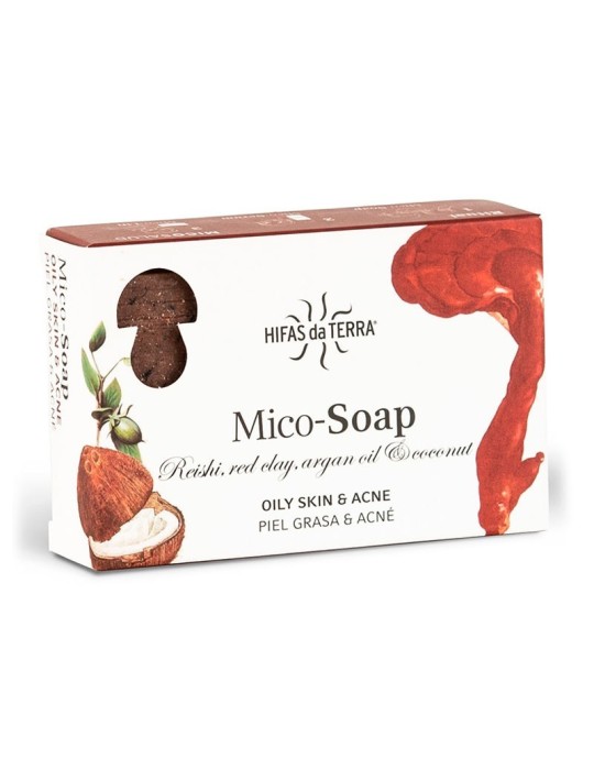 JABÓN MICO-SOAP REISHI+ARGÁN. PIEL GRASA & ACNÉ