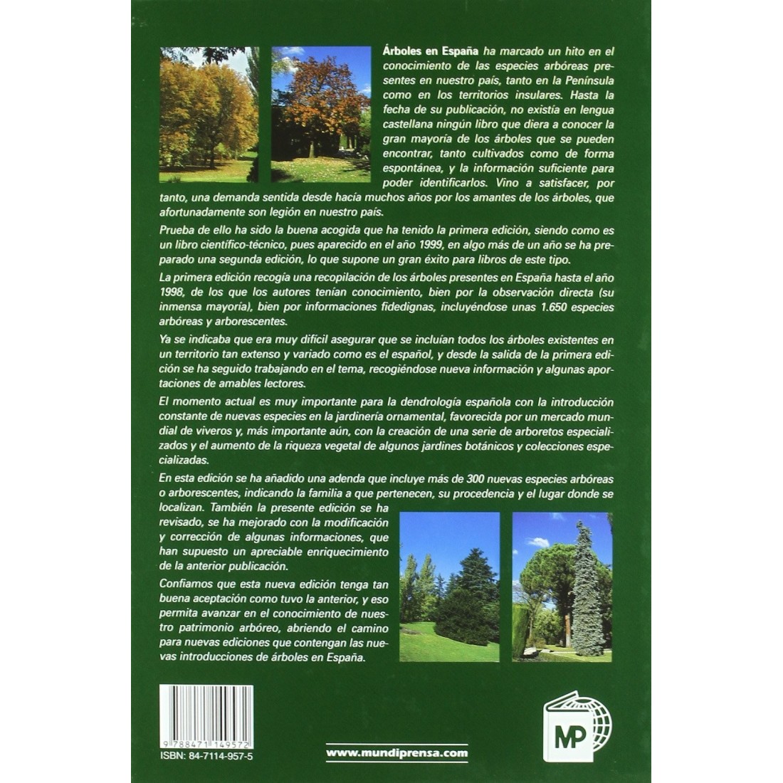 Trees in Spain. Identification manual