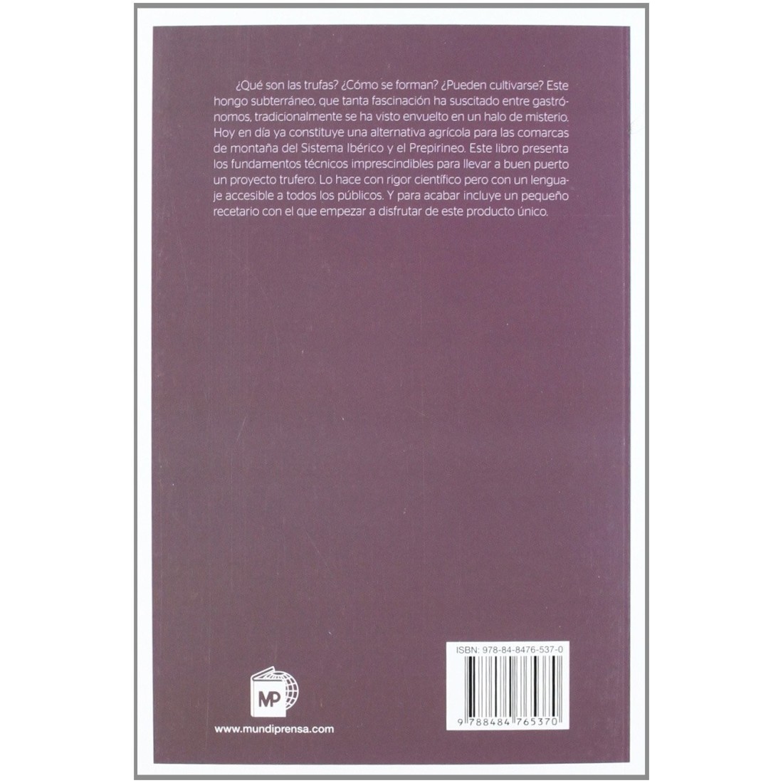 Truficultura práctica S. REYNA DOMENECH y S. GARCÍA BARRERA