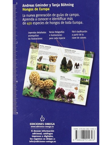 Hongos de Europa. Nueva generación de guías de campo A. GMINDER y T. BÖHNING 2