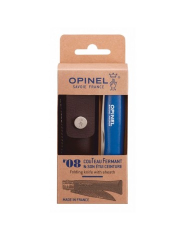 copy of Opinel nº8 case + leather case