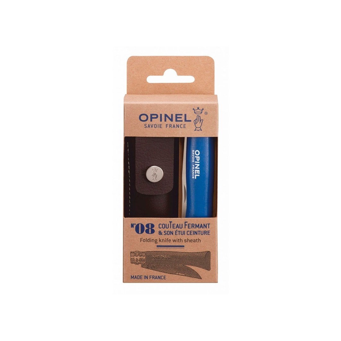 OPINEL Caja nº8 trekking azul + funda OPINEL Caja nº8 trekking azul + funda
