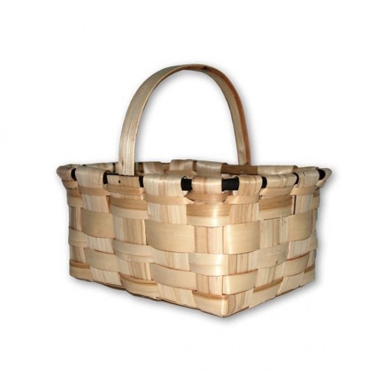 Medium-sized chestnut mushroom basket (domestic manufacture)