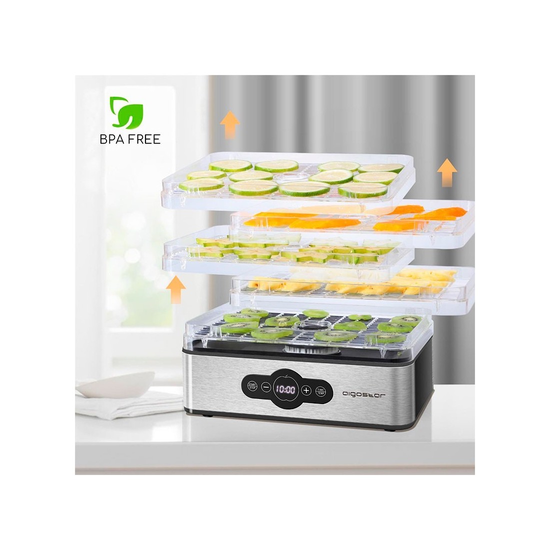 Deshidratador de setas y alimentos Aigostar 240 W