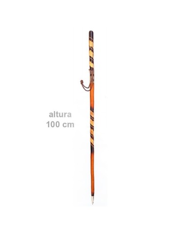 copy of Perles en bois sculpté de couleur noisette 2