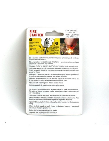 Pedernal-brújula-silbato automático 2