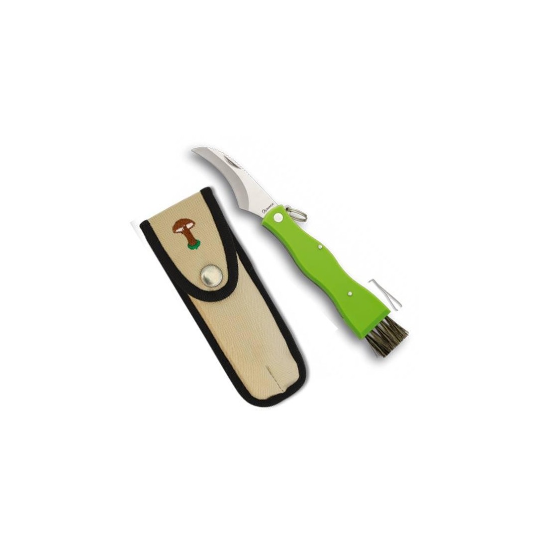 Navaja con cepillo Verde - Personalizada
