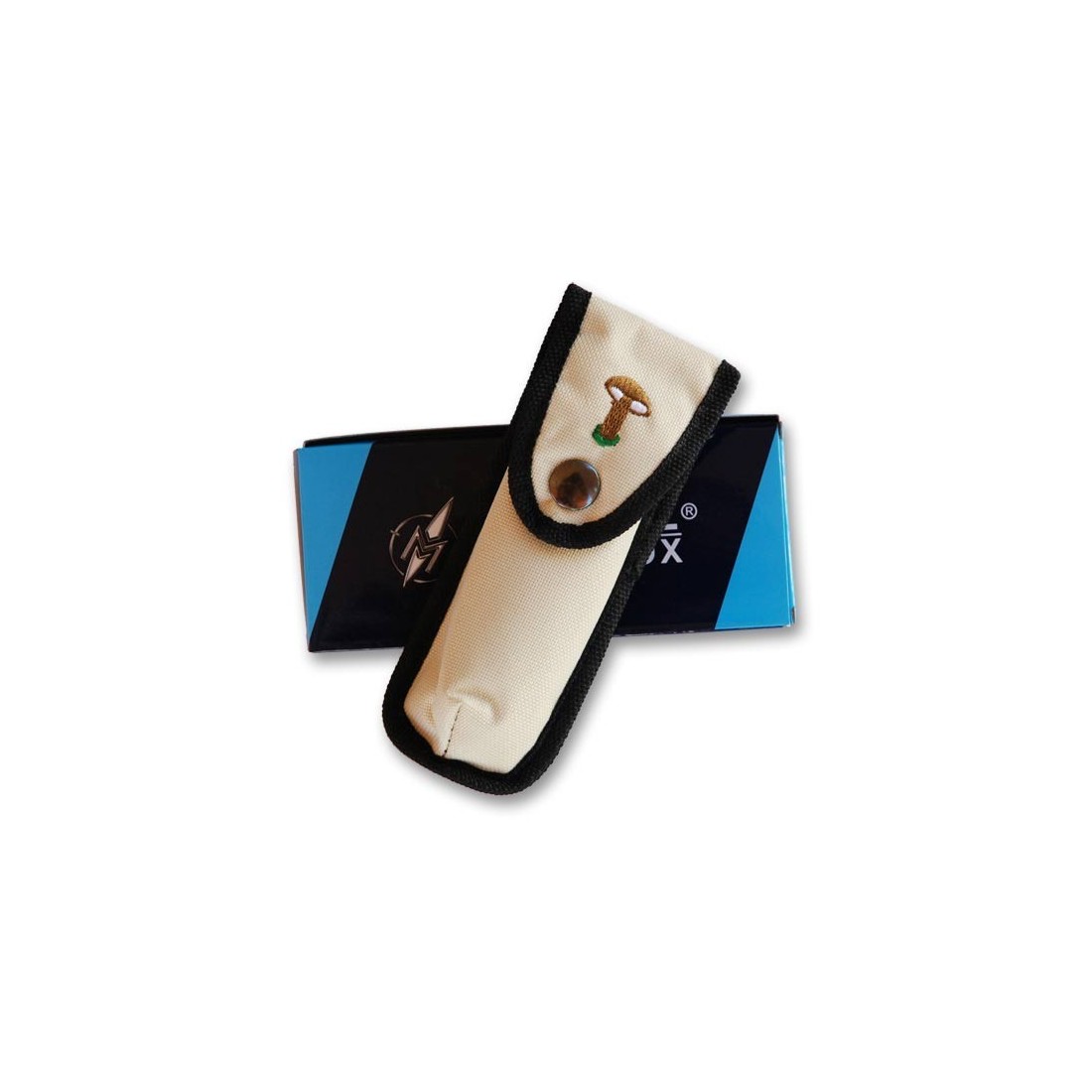 Navaja para setas con cepillo y funda - Personalizada