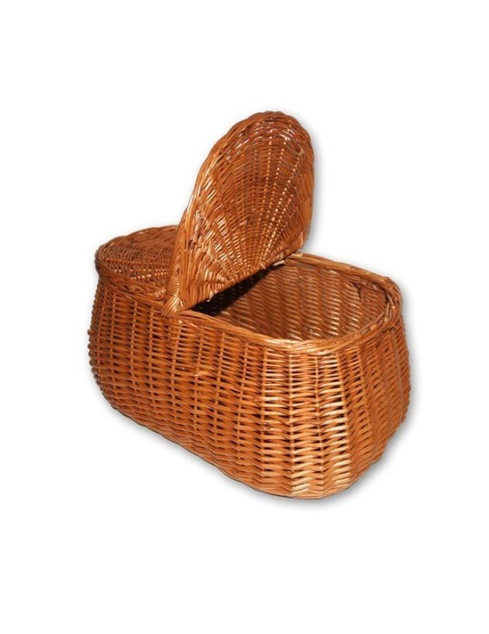 Wicker basket with lids 01